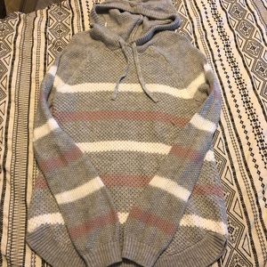 Sweater Hoodie! Very warm and soft! Stripped. XL